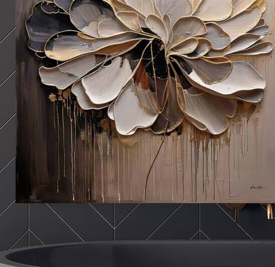 DM-Golden Flower 013 by Mantegh Studio