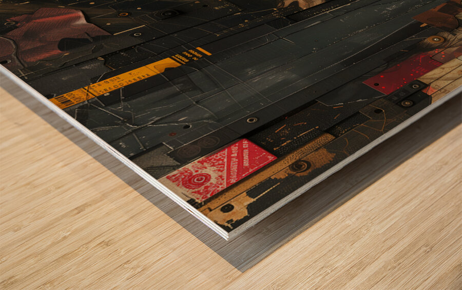 DM-Modern Portrait 0002 Wood print