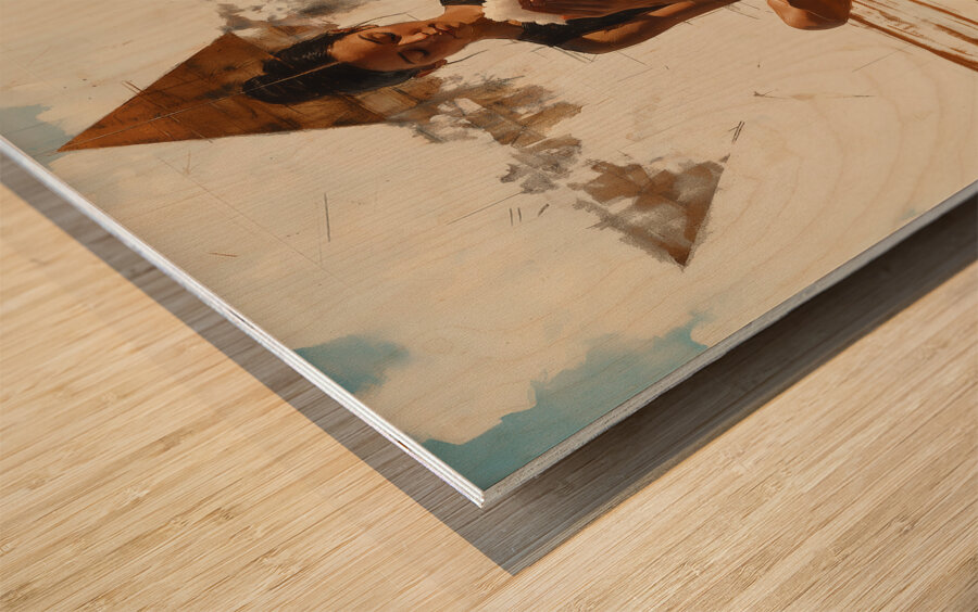 DM -The avatar 0009 Wood print