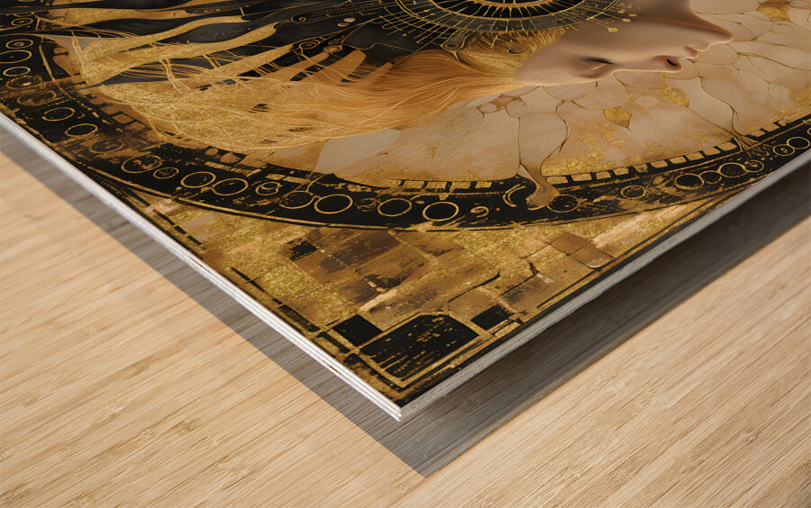 DM Time 0010 Wood print