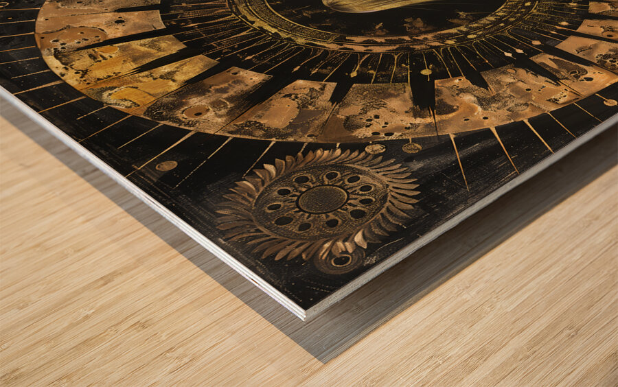 DM-Time 0014 Wood print