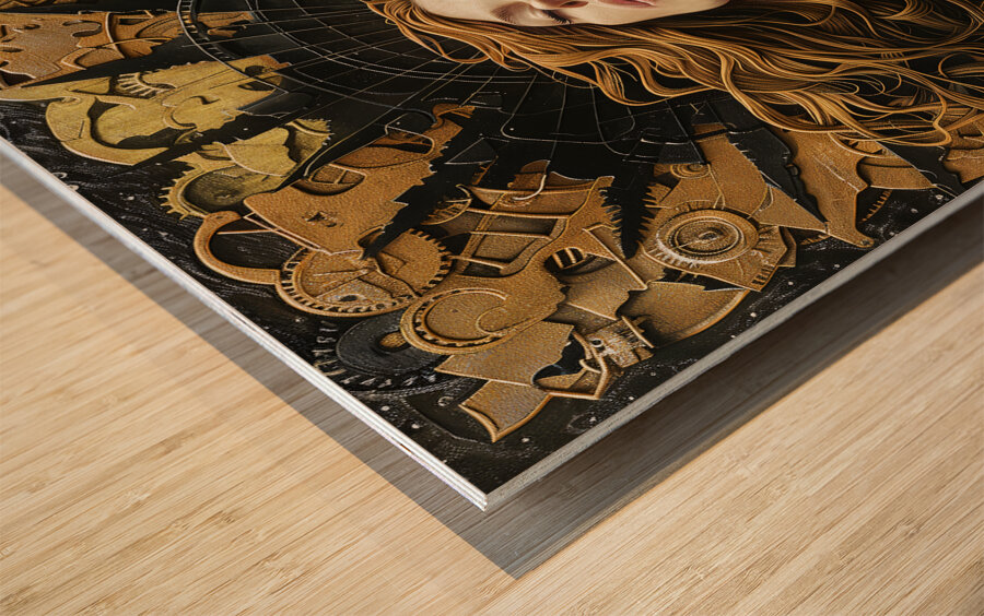 DM -Time 0015 Wood print