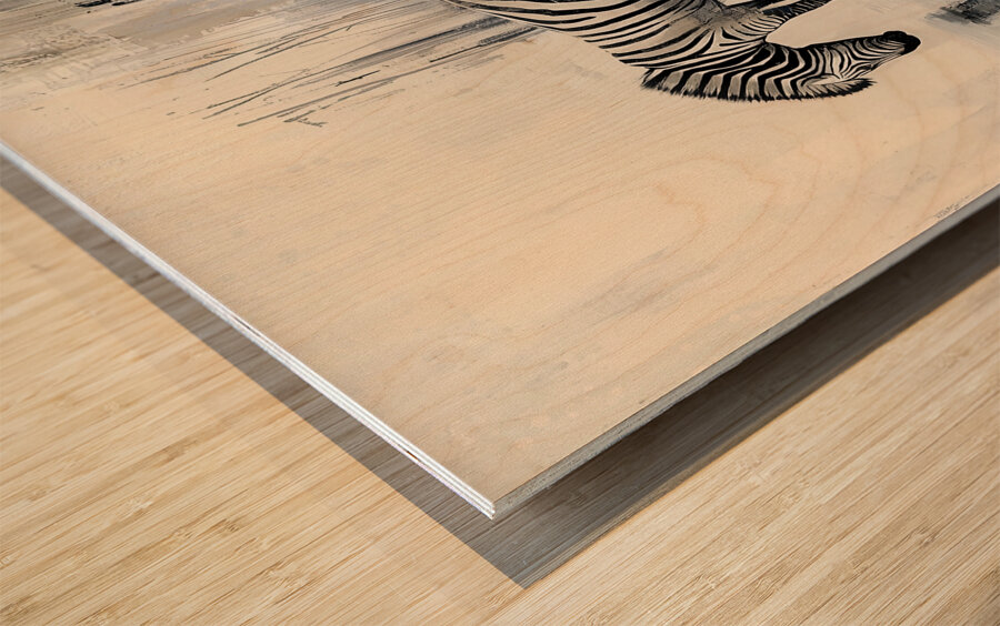 DM-forgotten nature Wood print