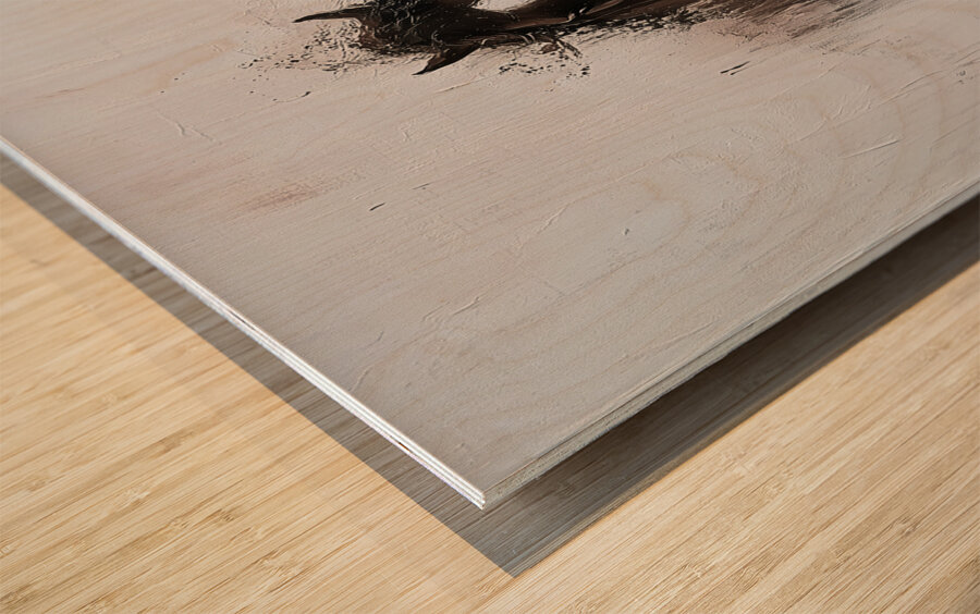 DM -The Leader Wood print