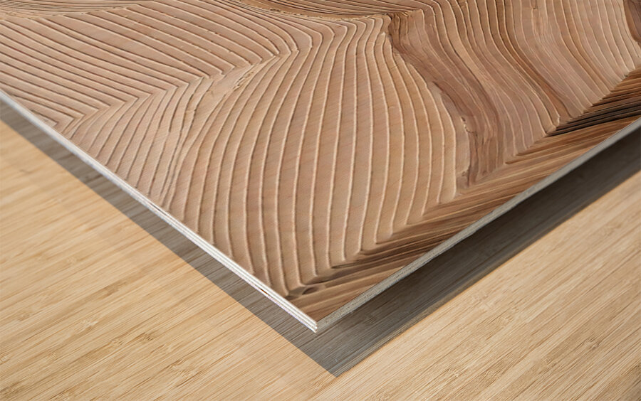 DM  Golden wave003 Wood print