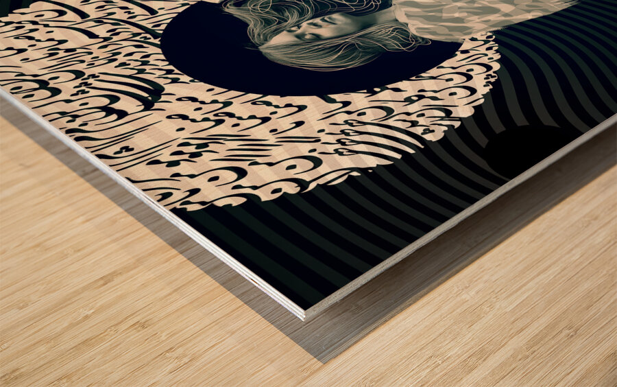 DM Women Time Space001 Wood print