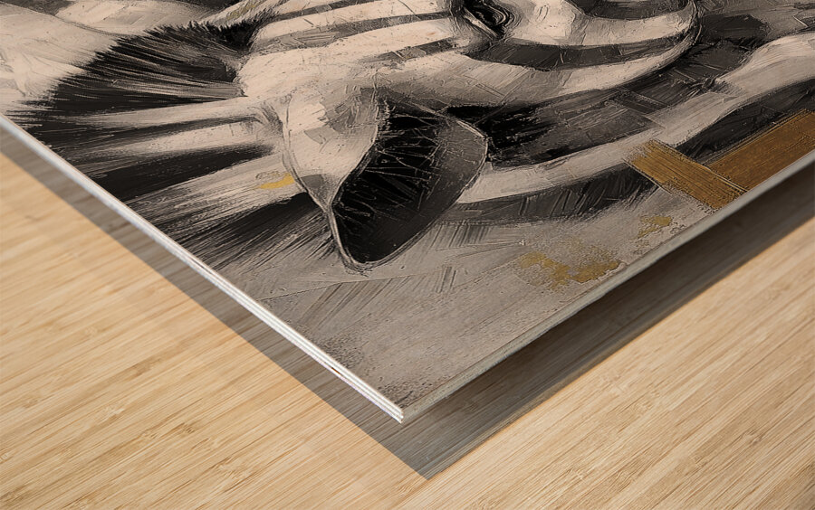 DM-Zebra003 Wood print