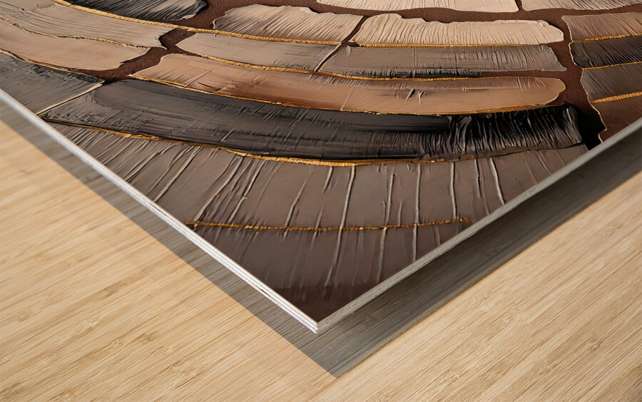 Dm- Abstract 002 Wood print