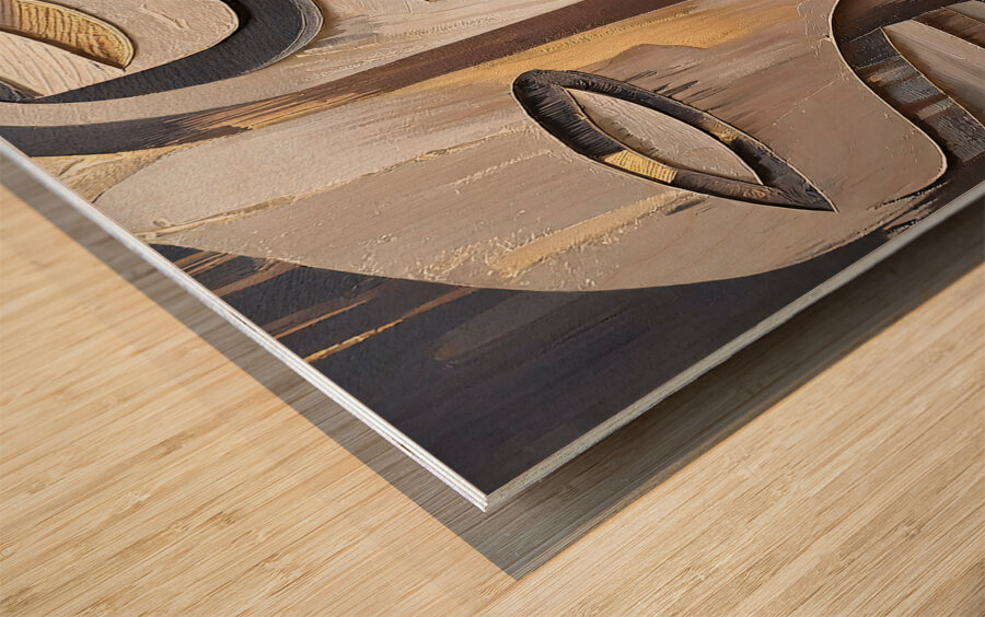 DM-African mask002 Wood print