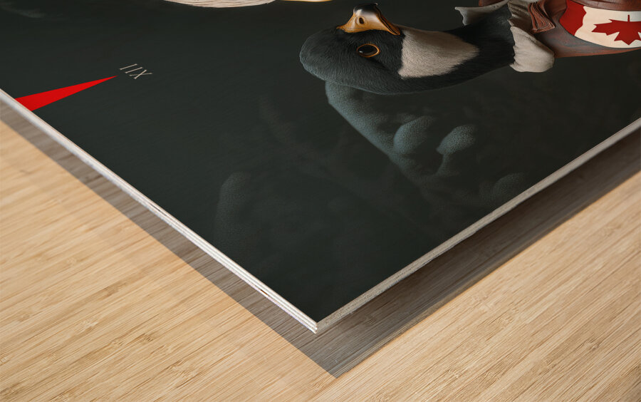 DM-The trade war Wood print