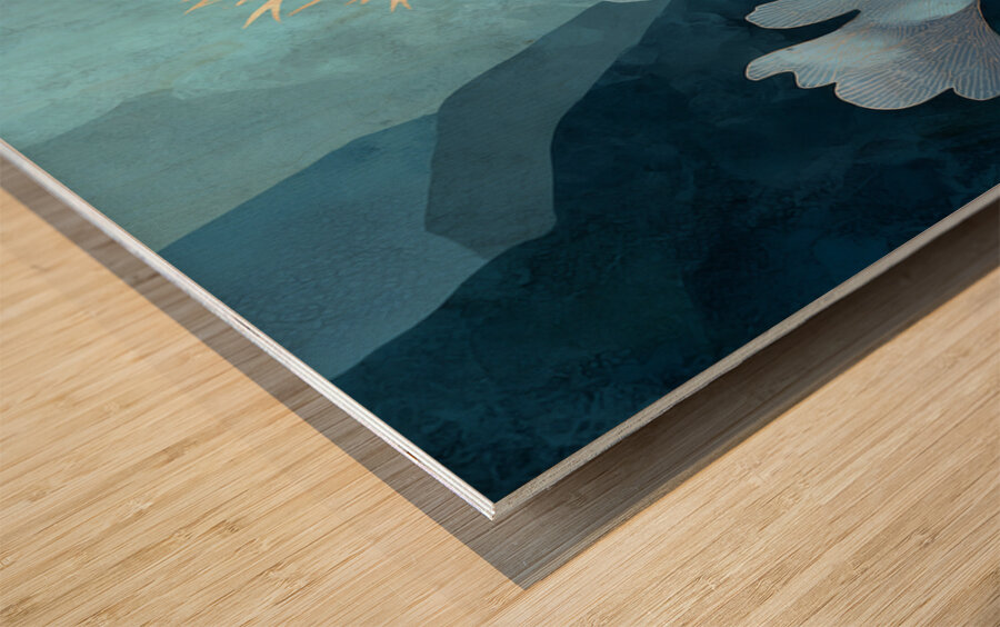 DM- Drift Beneath the Canopy Wood print