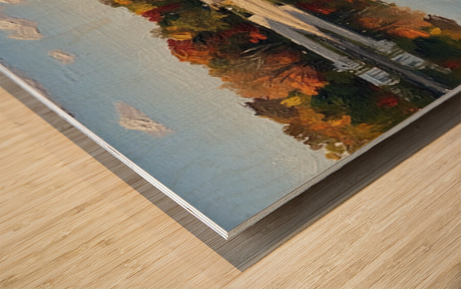 DM  Keswick  autumn Wood print