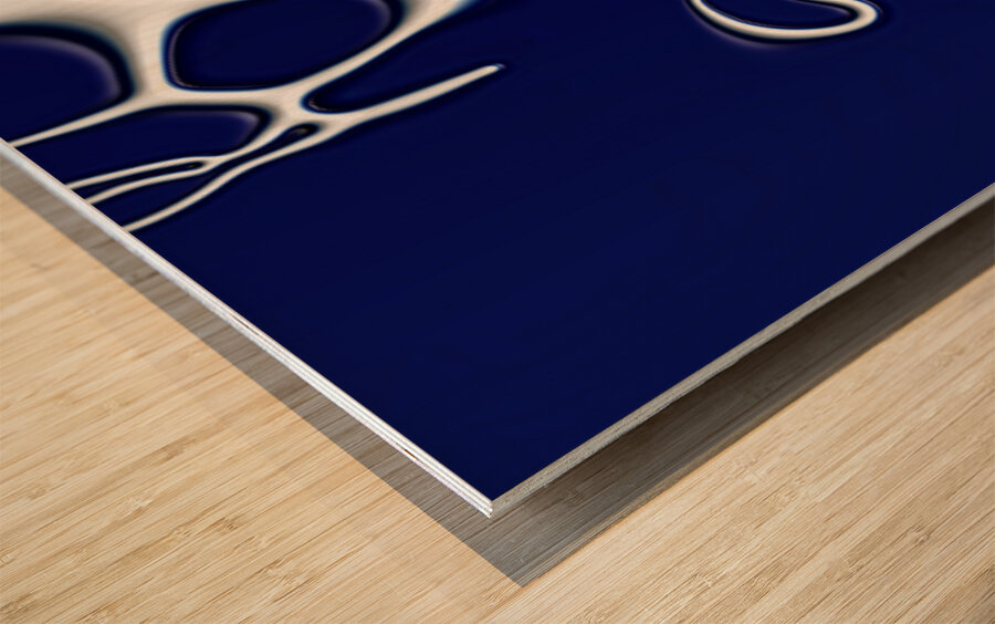 DM Deep Blue 1 Wood print