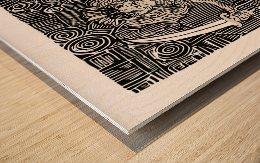 DM shiro khorshid Wood print