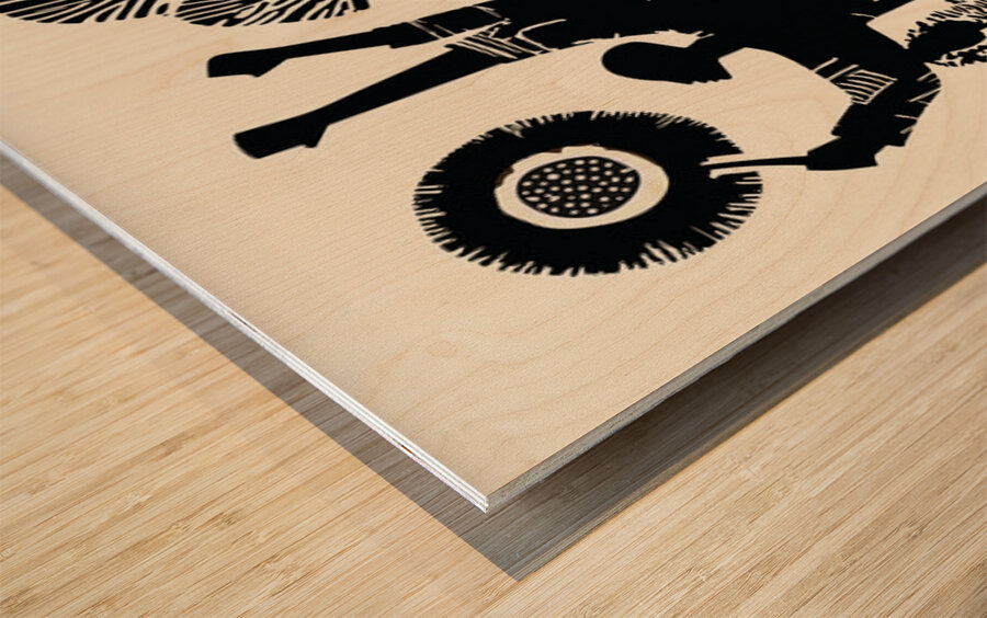 DM SONG OF THE SUN Wood print